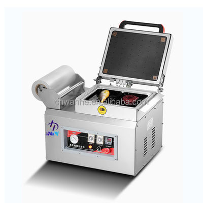 quality  DZ-350 Food Vacuum Skin Packaging Machine Steak Pork Vegetable Food Tray Sealing Vacuum Sealer Machine factory