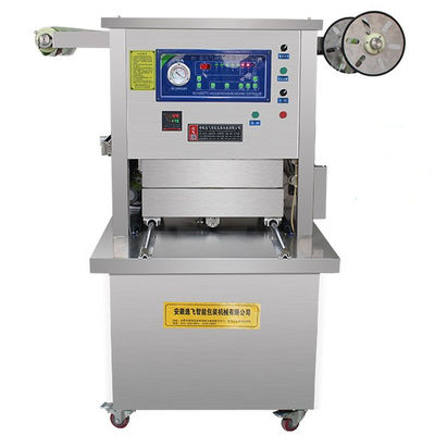 quality  Hot Sale Food Fresh Meat Rice Cooked Food Tray Vacuum Machine Packing Vacuum Sealer Machine factory