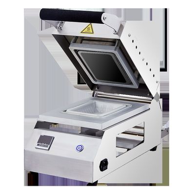 quality  Food D Stainless Steel Food Meat Tray Sealer Meal Tray Sealing Machine Table Top Store Sealer factory