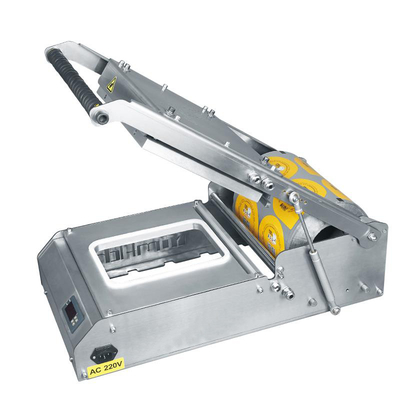 Food Small Tray Sealing Packing Machine For Plastic Food Tray Sealing Machine