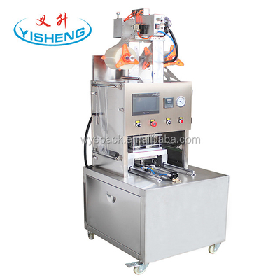 Custom Beverage New England Type Nitrogen Gas Cup And Plastic Tray Sealer With Printer