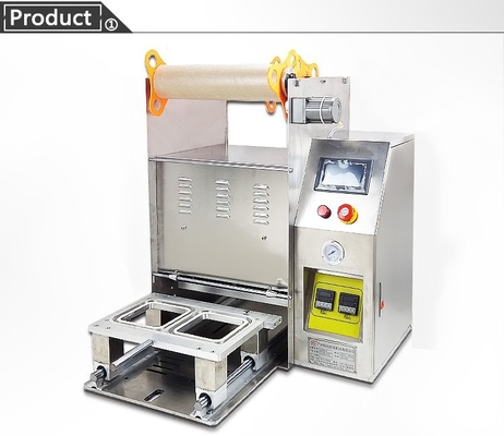 Semi Automatic Beverage Aluminum Foil Desktop Lunch Box Sealer Machine