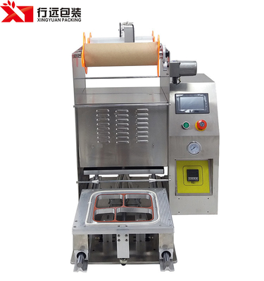Desktop automatic beverage tray sealing machine /food tray sealer/sealing machine for meal box