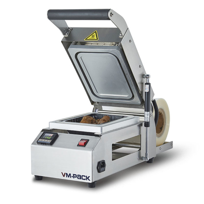 Semi Automatic Manual Food Tray Sealing Packing Machine, Food Meat Top 10 Product Lunch Box Tray Sealer