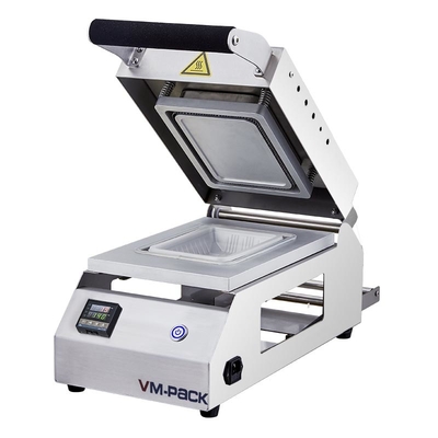 Manual vegetable plastic food tray packing machine tray sealer for food red meat fruit tray packaging