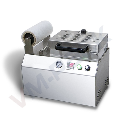 Mini Food Vacuum Film Skin Food Container Container Tray Packer/Tray Box Shrimp Fish Packing Machine Plastic Skin Sealer/Vacuum Shrink